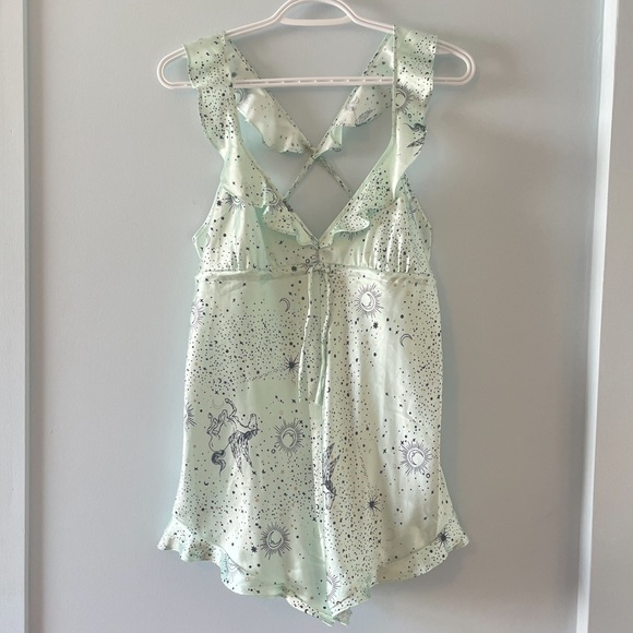 Victoria Secret Satin Astrology Romper /Jumper - Picture 4 of 9